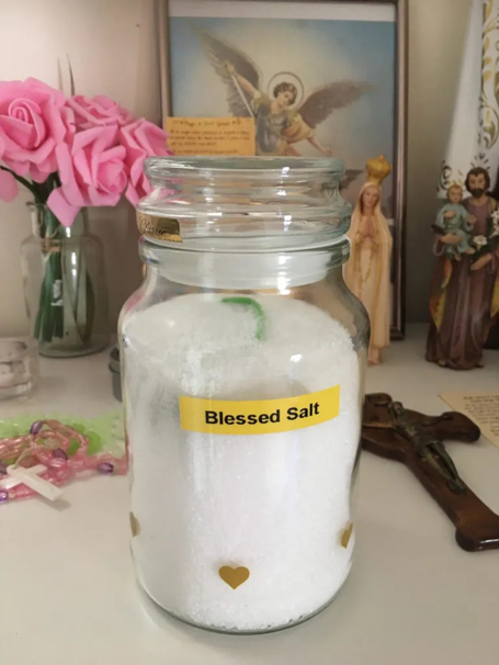 Blessed salt Sacramentals Catholic Blessing